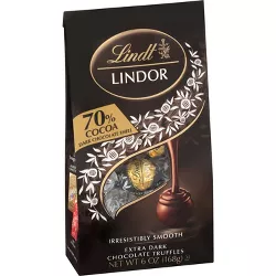 Lindt 70% Cocoa Extra Dark Chocolate Truffles - 6oz