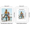 Americanflat Picture Frame with Oval Mat Insert and Shatter-Resistant Glass - Signature Collection - Photo Frame for Wall Display - 2 of 4