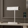 Rylan Table Lamp W/ USB Port - 16.5 Inch Height - TBL4567 - Polished Nickle - Safavieh - 3 of 4