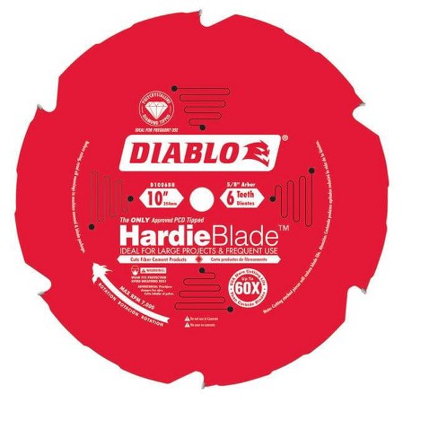 Diablo Hardieblade 10 In. D X 5/8 In. Polycrystalline Diamond Tipped ...