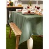 Design Imports Artichoke Tonal Lattice Print Outdoor Tablecloth With Zipper 60 Round - 2 of 4