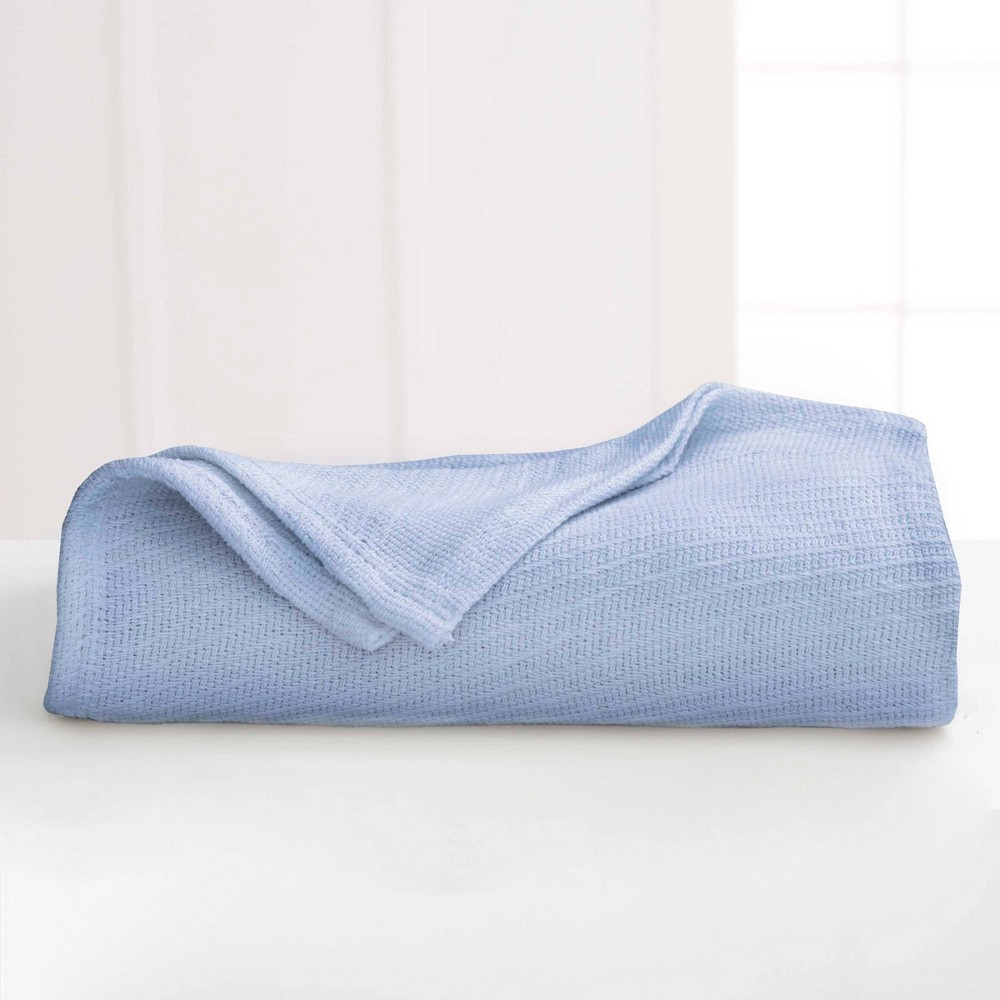 UPC 026705002101 product image for Full/Queen Cotton Bed Blanket Blue - Martex | upcitemdb.com