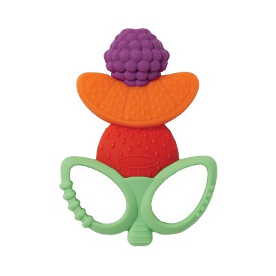 Shield baby teether has a unique textured design that provides