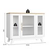 Buffet Storage Cabinet with Fluted Glass Door, 36" Modern Sideboard Cabinet with 2-Tier Storage - 3 of 4