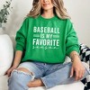 Simply Sage Market Women's Graphic Sweatshirt Baseball Is My Favorite Season - 2 of 3