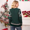 Women Family Christmas Sweater Crew Neck Knitted Pullover Tops - 3 of 4