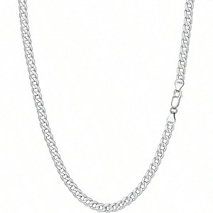 Cuban Link Chain Necklace for Men, Dainty Figaro Chains, 3mm/5mm, 14 - 28 Inch, Solid Shiny, Comes with Box - 1 of 4