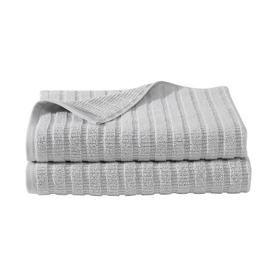 Preston Solid Bath Sheet Towel Set Gray - Eddie Bauer