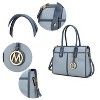 MKF Collection Livia Women's Satchel Bag Vegan Leather by Mia K - 4 of 4
