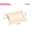 Unique Bargains Wedding Birthday Party Paper Candy Gift Wrap Boxes with Ribbons 50 Pcs - 2 of 4