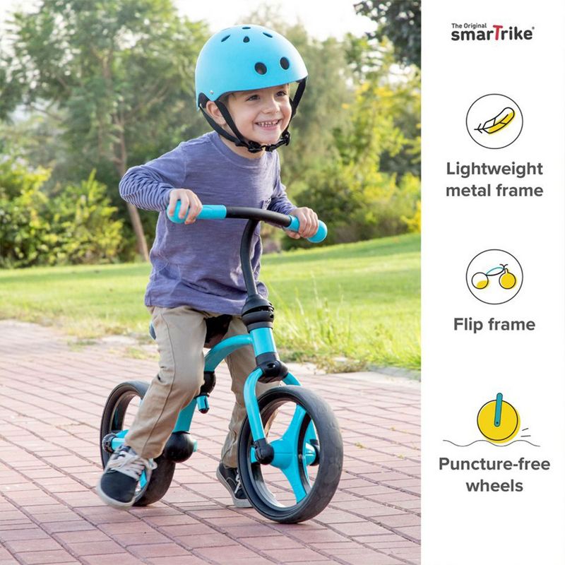 smarTrike Lightweight Adjustable Kids Running Bike 2 in 1 Balance Bike, 3 of 7