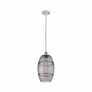 Vaz - 1 Light Stem Hung Mini Pendant In Industrial Style-9.88 Inches Tall and 8 Inches Wide - 1 of 1