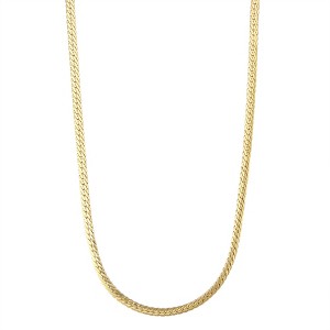Giorgio Di Vicenza 10K Gold 3.9mm Herringbone Chain Necklace - 1 of 2