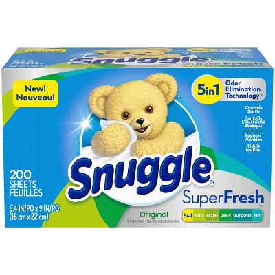 Snuggle Plus SuperFresh Original Fabric Softener Dryer Sheets