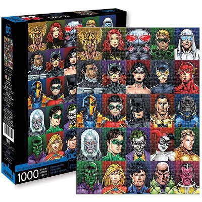 Nmr Distribution Dc Comics Faces 1000 Piece Jigsaw Puzzle Target