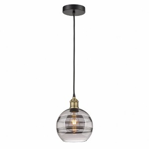 Rochester - 1 Light Cord Hung Mini Pendant In Industrial Style-9.88 Inches Tall and 8 Inches Wide - 1 of 1