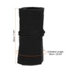 Unique Bargains Handmade Roll-Up Pencil Case Black - 2 of 4