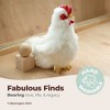 Bearington Henny Plush White Hen Stuffed Animal for little kids, 9 Inches - 2 of 4