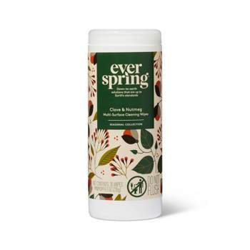 Clove & Nutmeg Multi-Surface Cleaning Wipes - 35ct - Everspring™