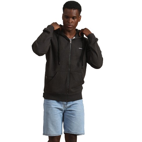 Members Only Men's Brooklyn Zip-up Hoodie - Charcoal - Small : Target