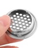 Unique Bargains Kitchen Bathroom Cabinet Wardrobe Stainless Steel Round Circular Mesh Hole Air Vent 2 Pcs - 3 of 3