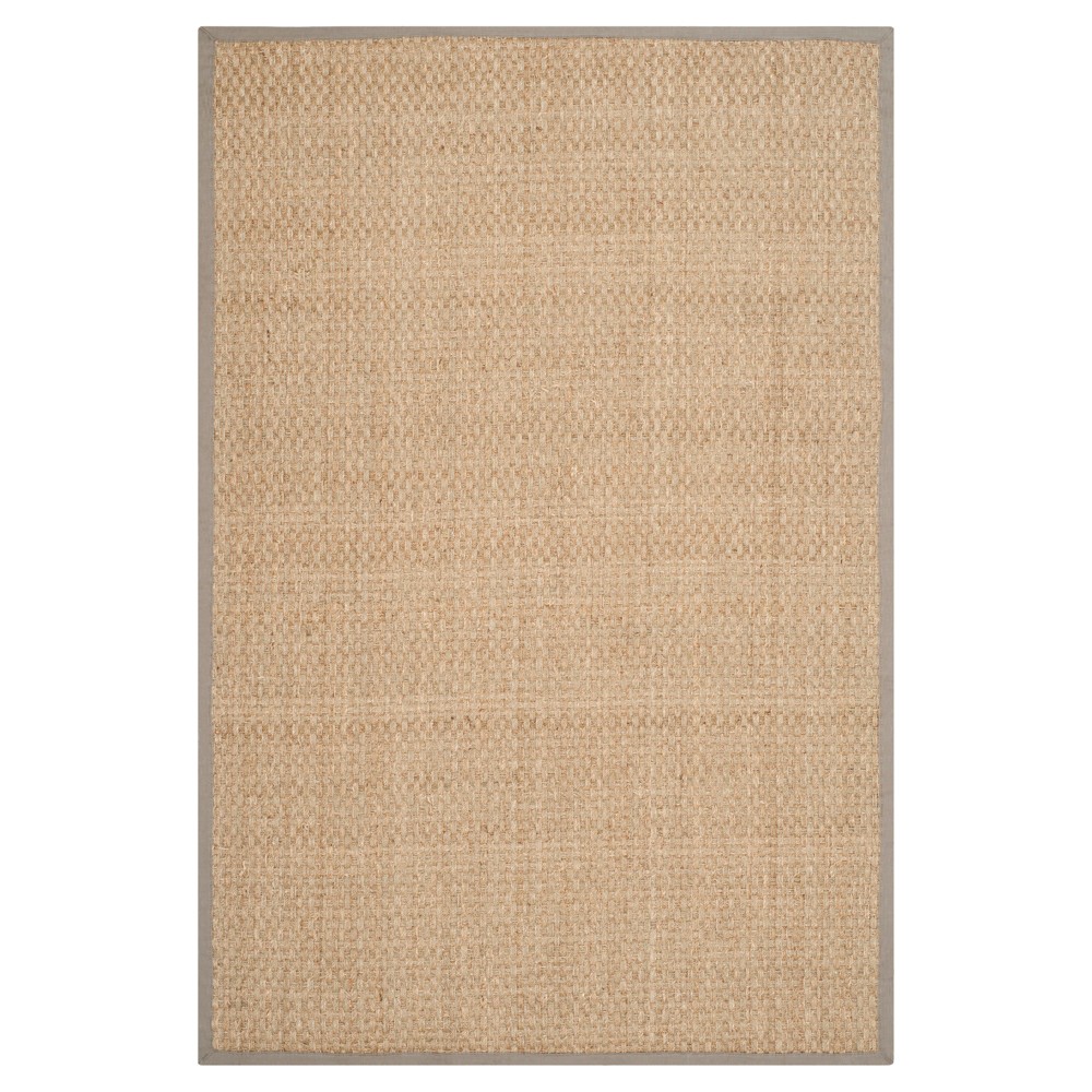 Natural Fiber Rug - Natural/Gray - (5'x8') - Safavieh
