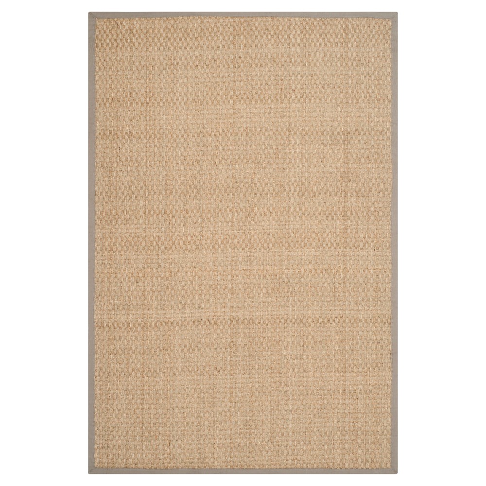 Natural Fiber Rug - Natural/Gray - (5'x8') - Safavieh