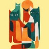 Men's Design By Humans Cat Cat Cat By radiomode T-Shirt - 2 of 3