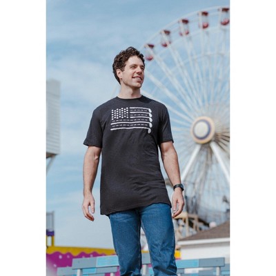 Мужские футболки Crazy Dog T-Shirts, Inc. Mens Funny T Shirts Golf American Flag Awesome Fourth Of July Golfing Graphic Tee for Men - Crazy Dog Men's T Shirt For Fourth Of July Black L — фото 3