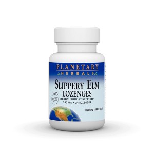 Slippery Elm Lozenges Tangerine by Planetary Herbals  -  24 Lozenge - 1 of 3