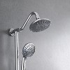 Okak 6IN Rainfall Shower Head with Detachable Design, High Pressure Shower Heads with 5 Functions, Handheld Shower Head for Home - 3 of 4