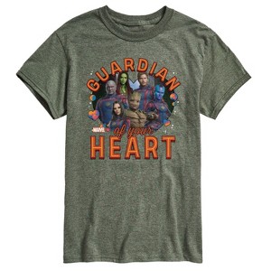 Men's - Marvel - Guardian Of Your Heart Valentine Short Sleeve Graphic T-Shirt - 1 of 4