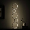 38.5" Else Nordic 5-Ring Shaped Metal Table Lamp: Minimalist Design, Dimmable, Includes LED Bulb - Ore International - 3 of 4