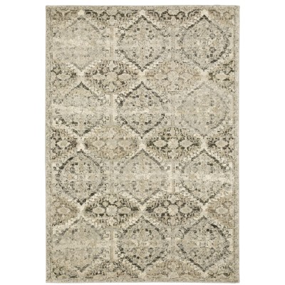 Oriental Weavers Florence 270H6 Ivory/ Grey Indoor Area Rug - 7'10" x 10'10"