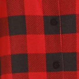 red black buffalo plaid - hacci fabric