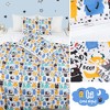 PiccoCasa Kids Polyester Duvet Cover with 2 Pillowcases Fitted Sheet Cartoon Series Pattern Bedding Set 5 Pieces - 4 of 4