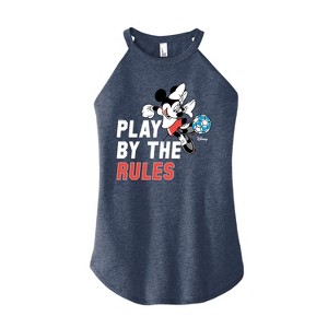 Women's - Disney - Play By The Rules Soccer Graphic High Neck Tank - 1 of 3