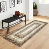 Entryway Rug Small Throw Rug Machine Washable Floor Cover Braided Printed Area Rug Indoor Non Slip Farmhouse Rug Boho Accent Rug - 3 of 4