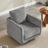 Spruce&Spring Swivel Accent Chair Armchair with Back Cushion - 3 of 4