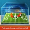 Fish Tank Submerged Small Football, Lifelike Soccer Aquarium Decoration, Fish Toy Ornament for Aquarium Sports Themed Activities - 3 of 3