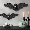 22" Hanging Bat Halloween Decorative Prop - Hyde and EEK! Boutique™: Indoor Unlit Decoration - 2 of 3