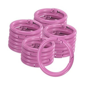 Unique Bargains Metal Spring O Rings Zinc Alloy Durable Multipurpose Lightweight Buckle - 1 of 4