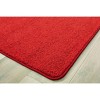 Carpets for Kids KIDply Soft Solids Collection Classroom Rug, Red Velvet, Rectangle - 2 of 4