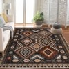 Coolmee  Rug Machine Washable Non-Slip Low Pile Print Pattern Western Rug for Living Room Bedroom Entryway - 4 of 4