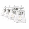 Lauren 4-Light Bathroom Vanity Wall Light - Modern Zen Design, Dimmable, Damp Rated - 2 of 4