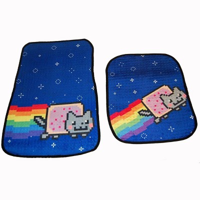 Just Funky Nyan Cat Car Floor Mats Set