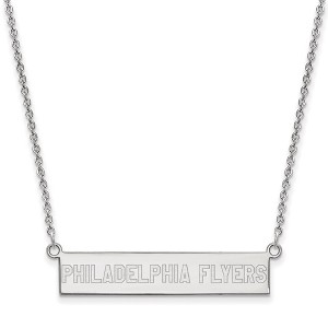 Black Bow Jewelry Sterling Silver Philadelphia Flyers NHL Necklace 18 Inch - 1 of 4