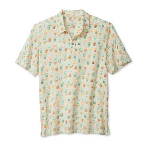 Tommy Bahama Mens Striped, Printed Polo Shirt - 1 of 1