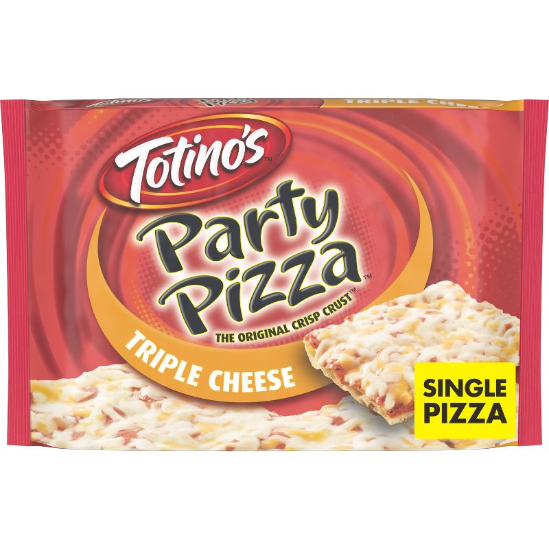 Totino's Triple Cheese Party Frozen Pizza - 9.8oz, 1 of 13
