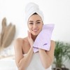 Unique Bargains Bathroom Hotel Spa Highly Absorbent Low Linting Cotton Washcloths 13" x 13" - 3 of 4